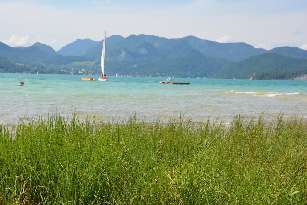 Appart Weisse Urlauben Am Wolfgangsee Sankt Gilgen Exterior foto
